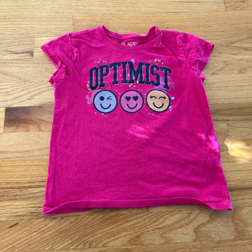 The Children's Place Pink Optimist Kids T-Shirt